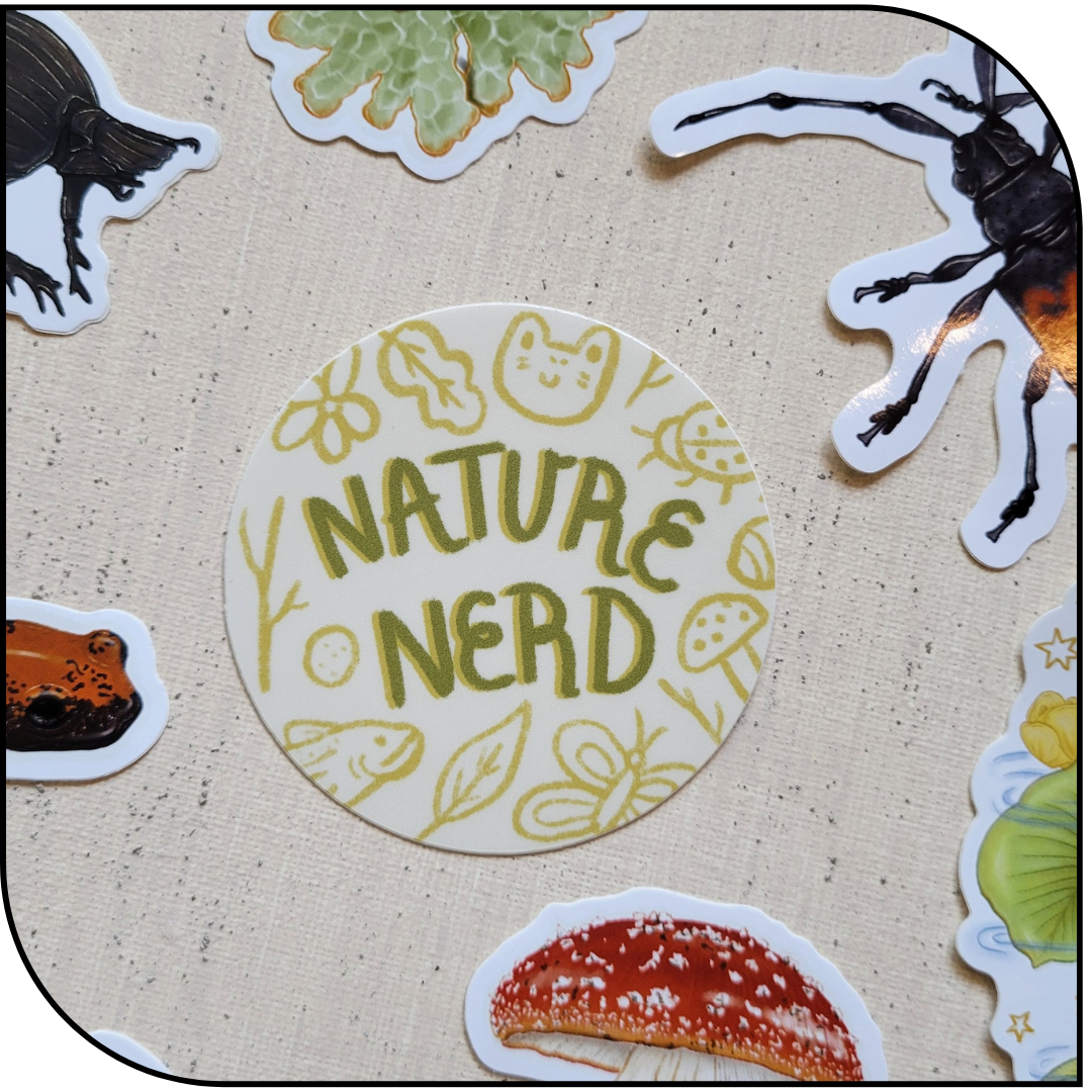 NATURE NERD STICKER