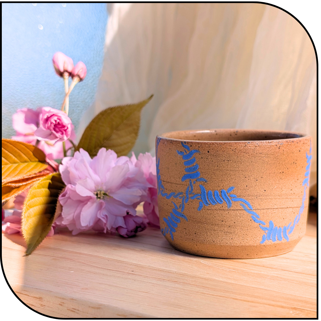 Ceramic Barbwire Espresso Cup