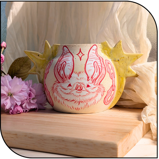 Ceramic Bat Vase