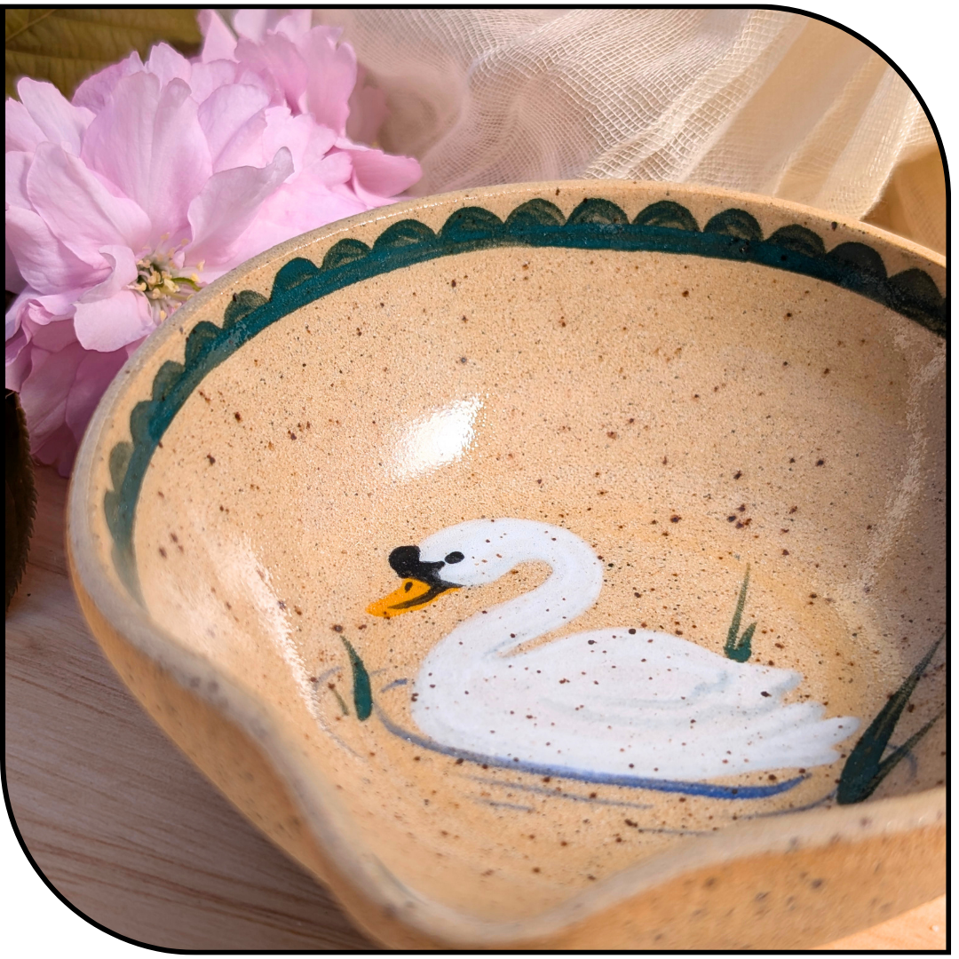 Ceramic Swan Spoon rest
