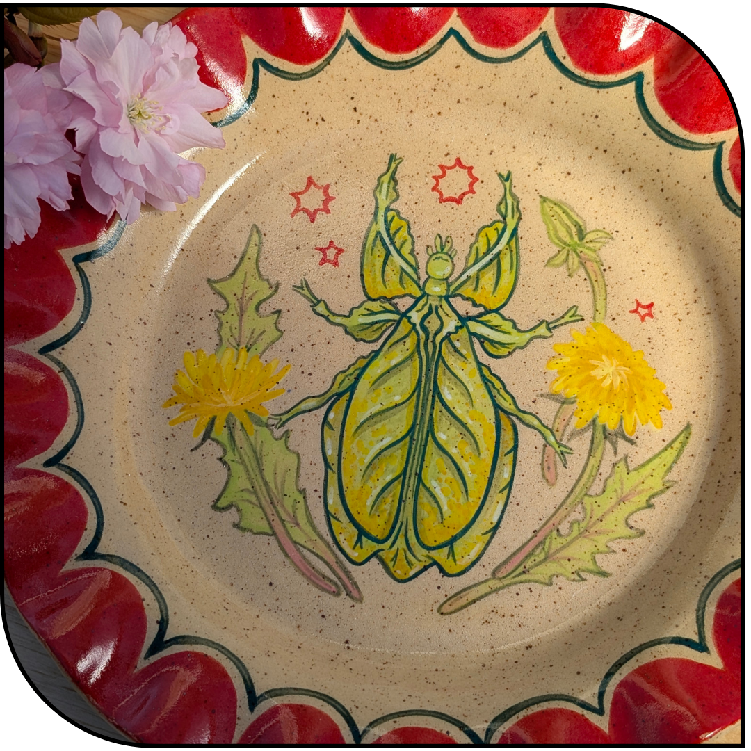 Ceramic Mantis Plate