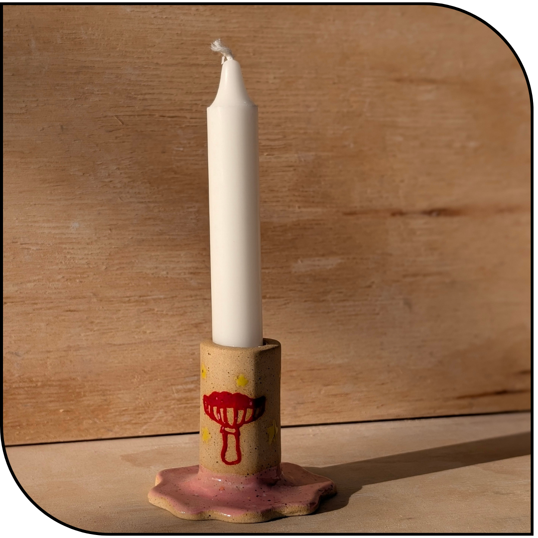 Mushie Short Candle Stick Holder
