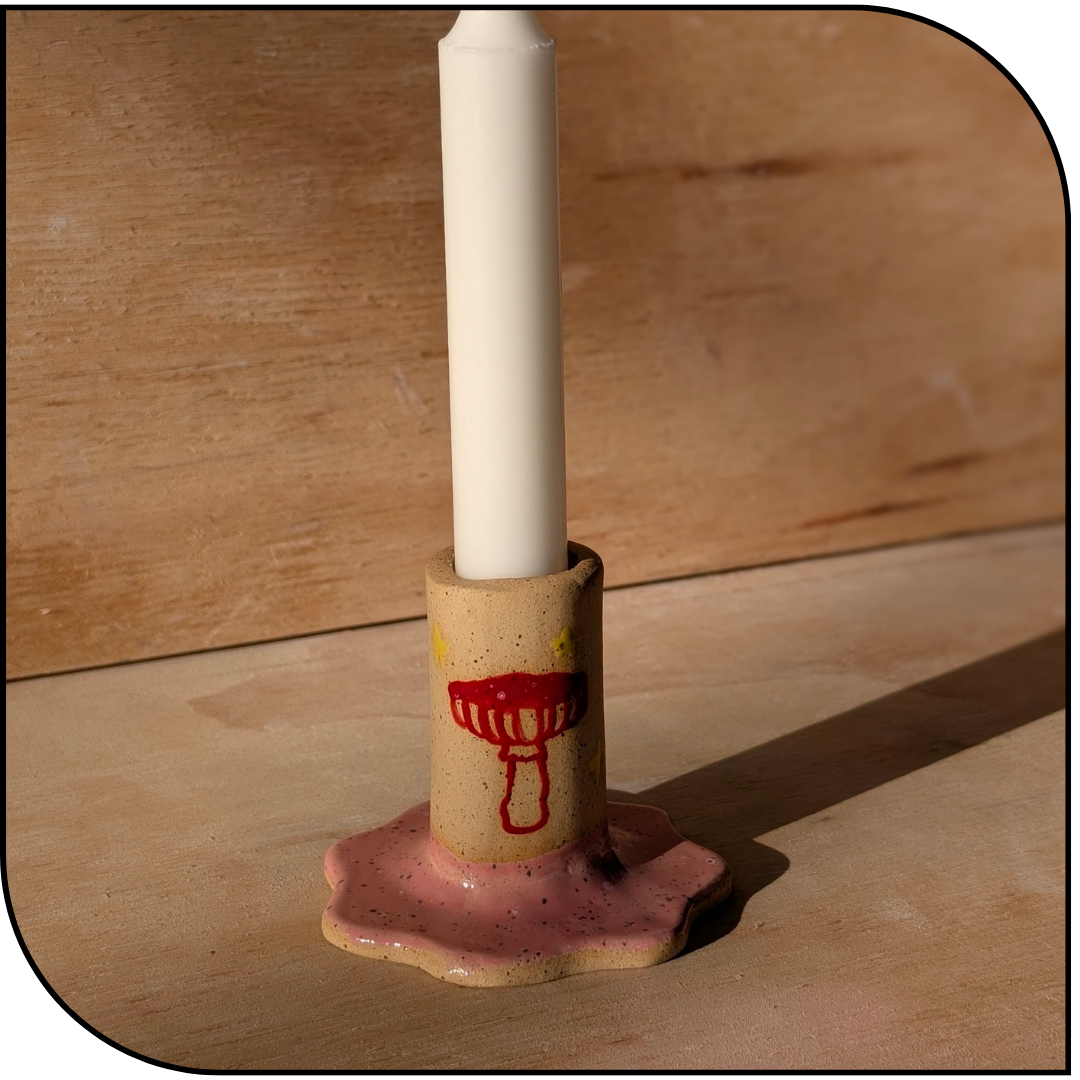 Mushie Short Candle Stick Holder