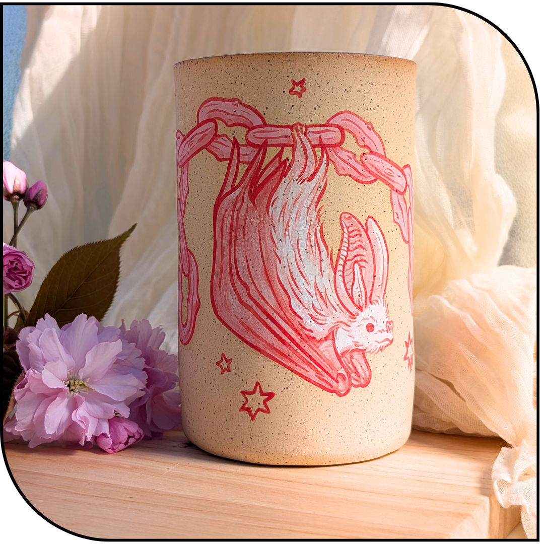 Hanging Bat Tall Vase