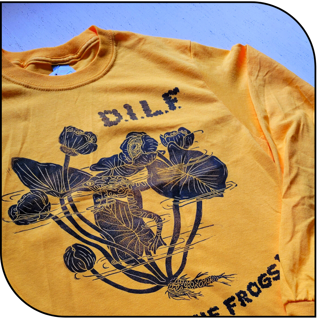 DAMN I LOVE FROGS LONG SLEEVE SHIRT