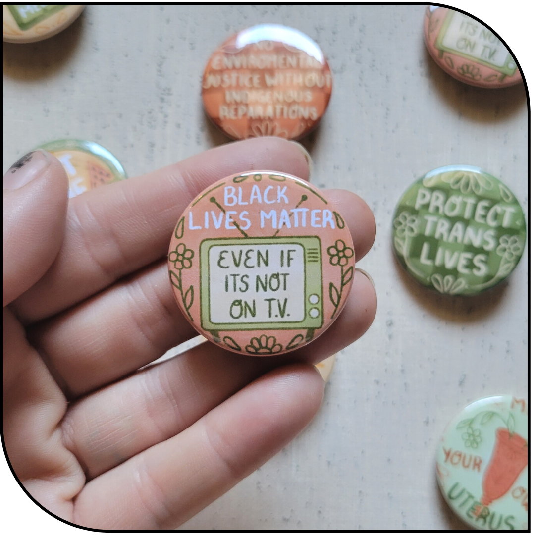 Black Lives Matter Button