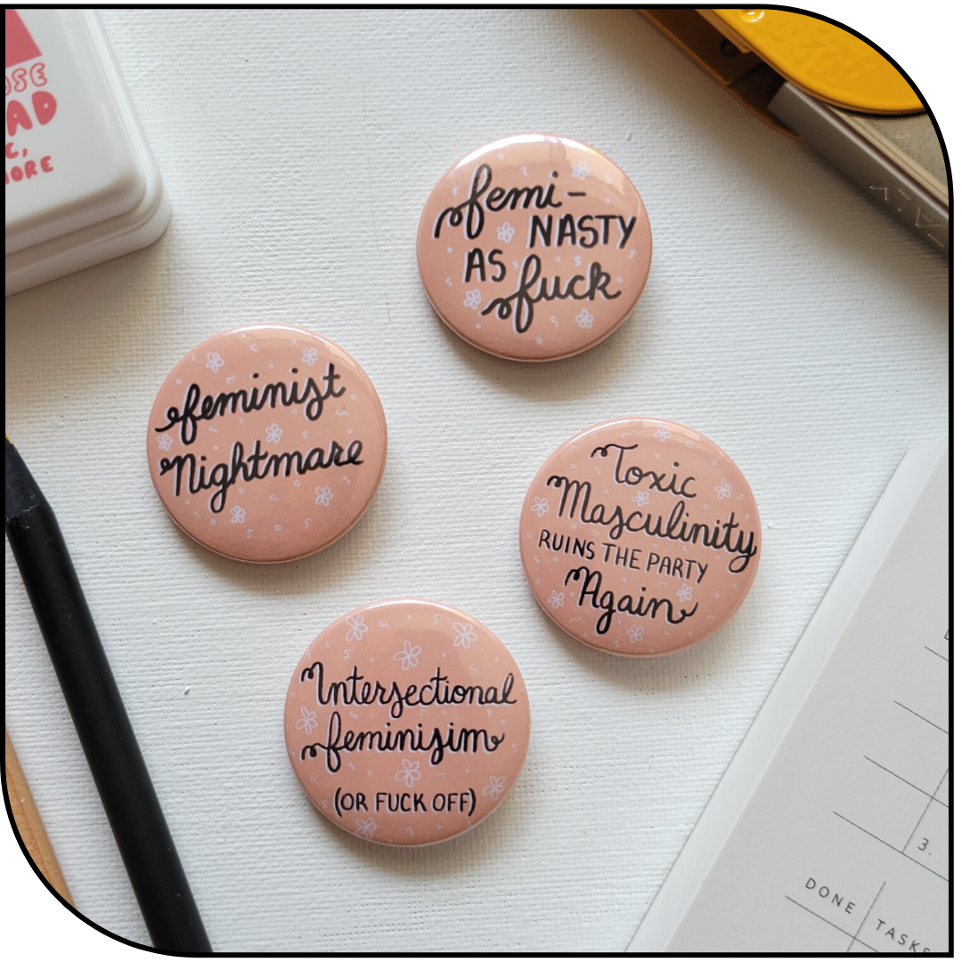FEMINISM BUTTONS