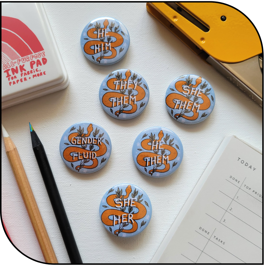 PRONOUN BUTTONS