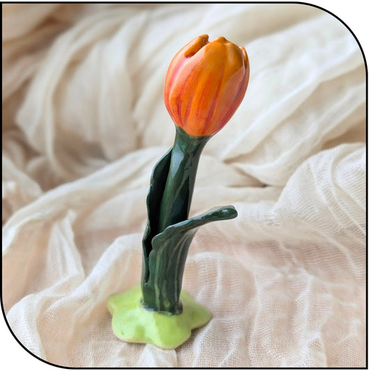 Ceramic Mini Tulip Figurine