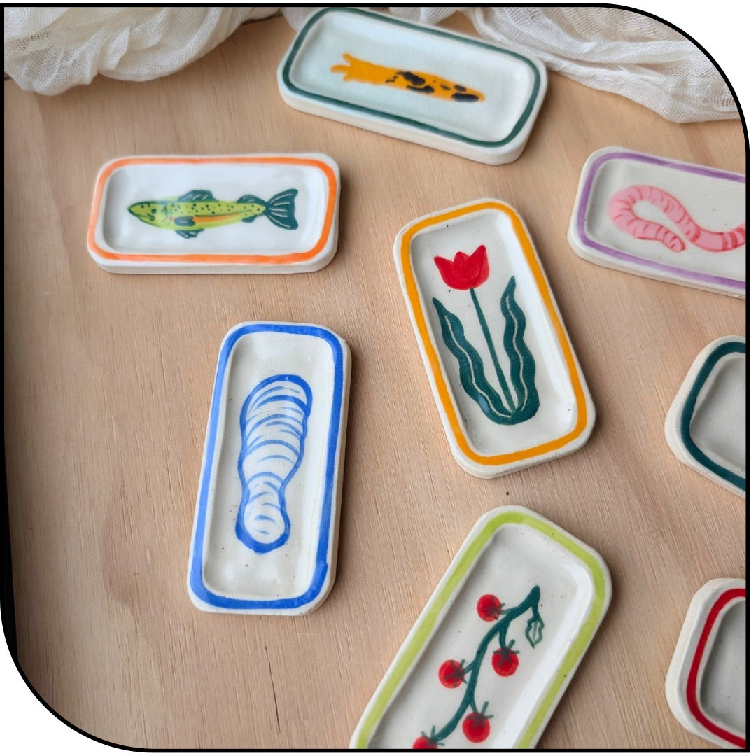 Ceramic Mini Dishes - Multiple Designs
