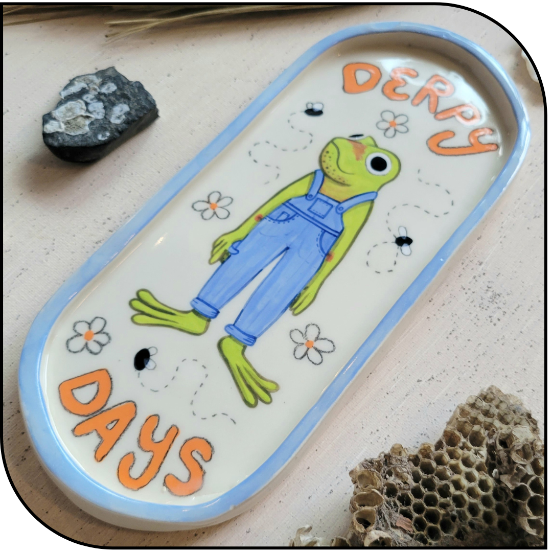 Derpy Days Frog Platter