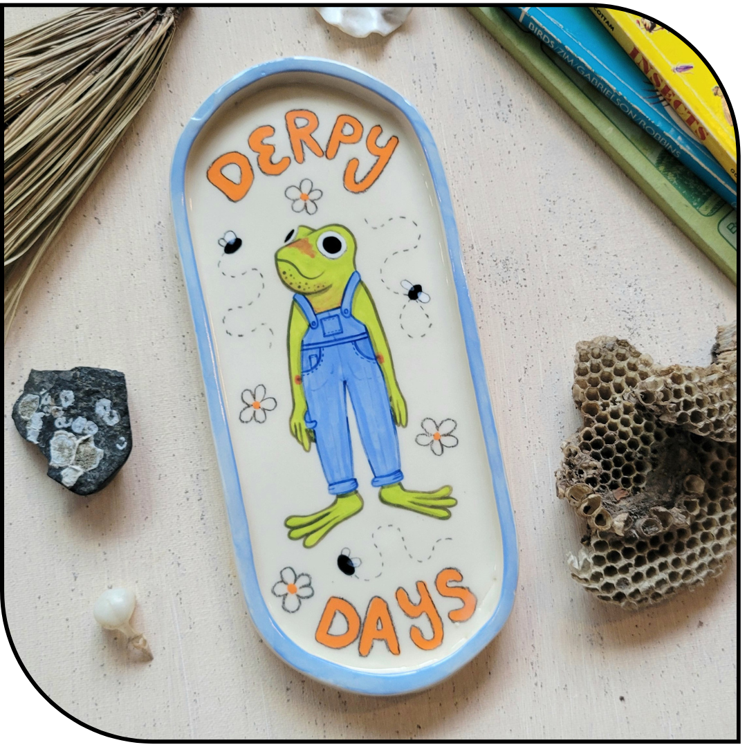 Derpy Days Frog Platter