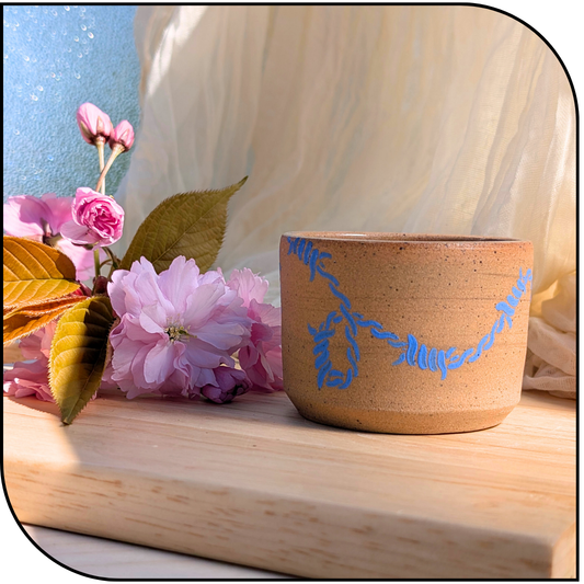 Ceramic Barbwire Espresso Cup