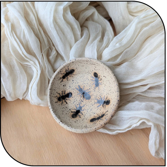 Ceramic Mini Ant Bowl - Decorative, not food safe