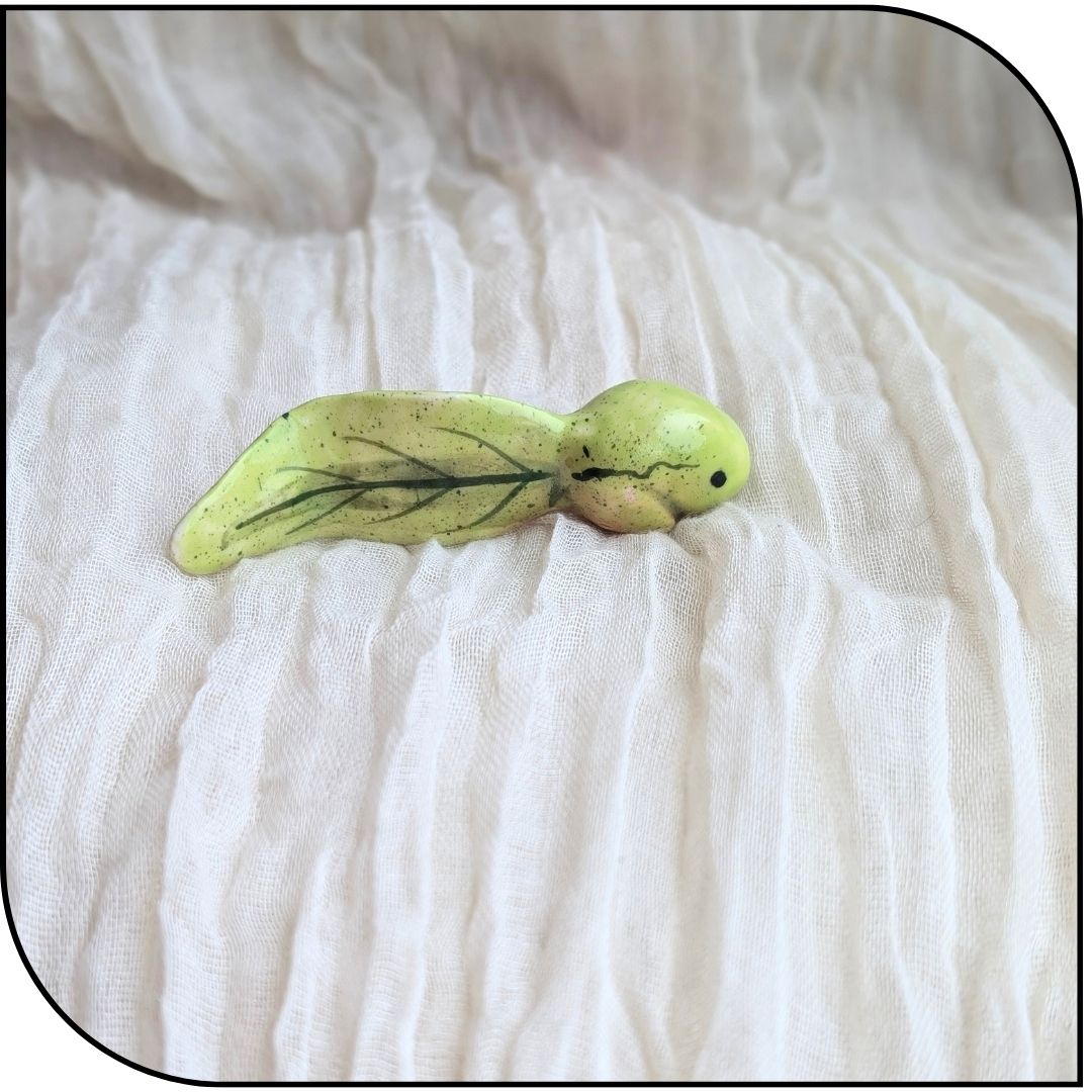 Ceramic Mini Tadpole Figurine