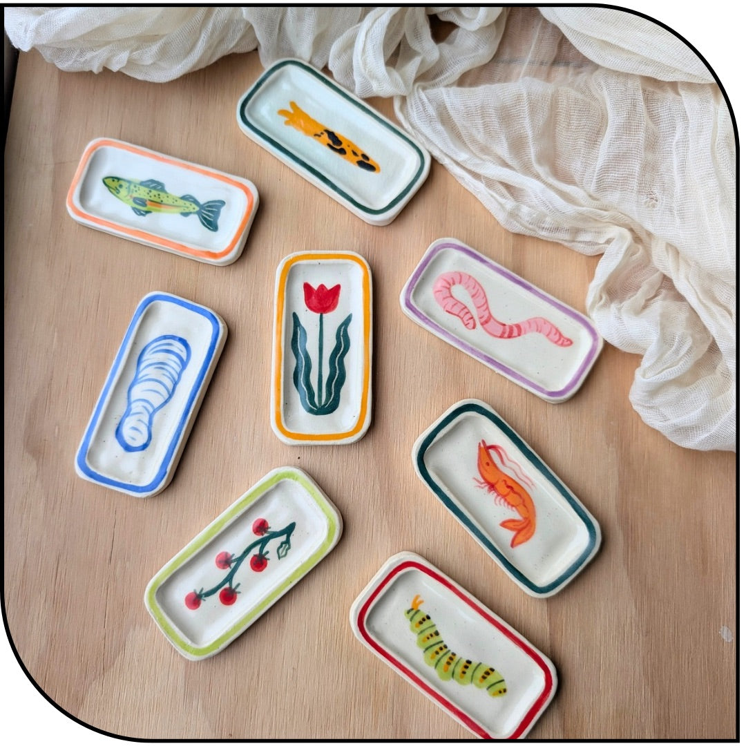 Ceramic Mini Dishes - Multiple Designs