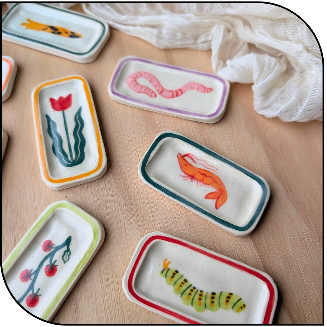 Ceramic Mini Dishes - Multiple Designs