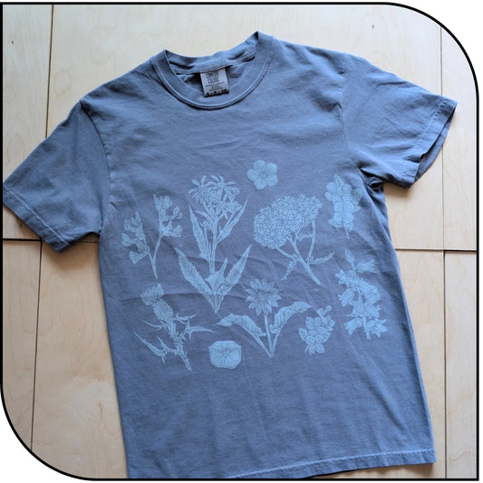 *PRE ORDER* Wildflower Hand Printed T shirt