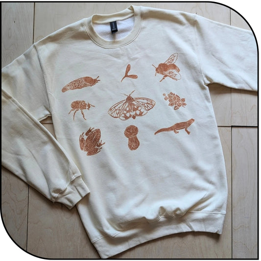 *PRE ORDER* Forest Hand Printed Crew Neck Sweater