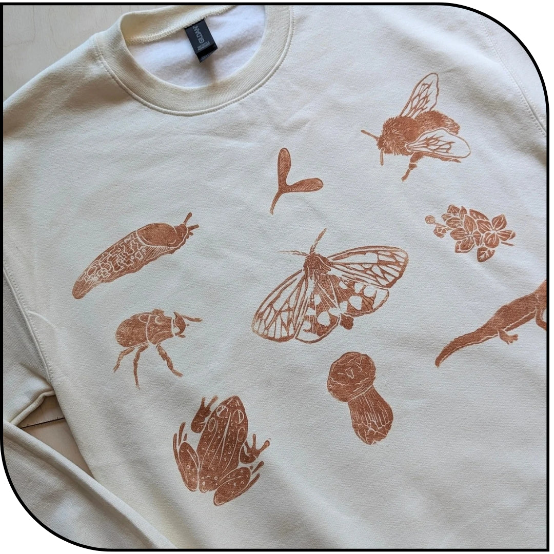 *PRE ORDER* Forest Hand Printed Crew Neck Sweater