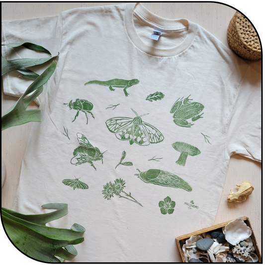 Forest Hand Printed T shirt
